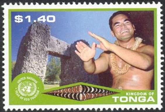 Ha'amonga Trilithon and Dancer