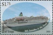 MS Amadea in the South Pacific