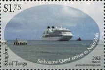 Seabourne Quest arrives in Nuku'alofa