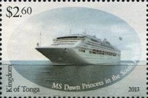 MS Dawn Princess in the South Pacific