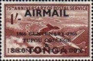 Douglas DC-4 mailplane over Tongatapu