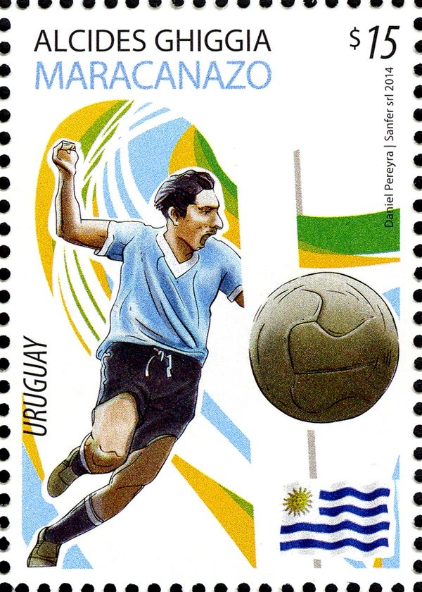 Alcides Ghiggia playing Soccer