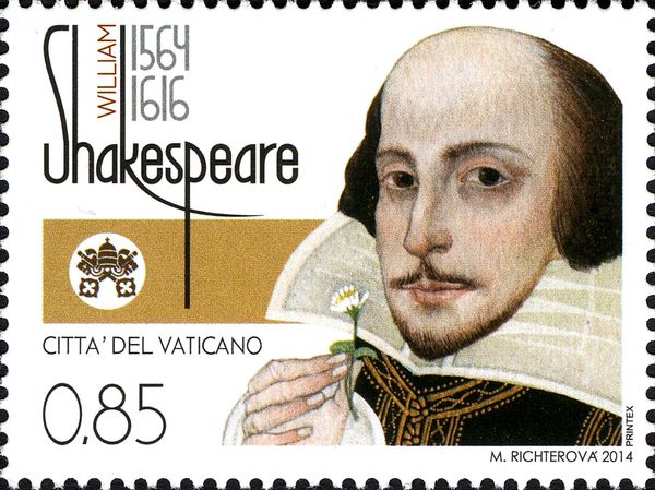 450ş anniversario della nascita di William Shakespeare