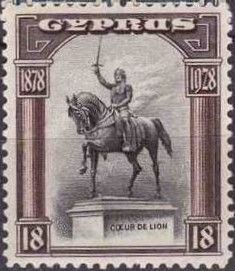 The statue of Richard the Lionheart in London