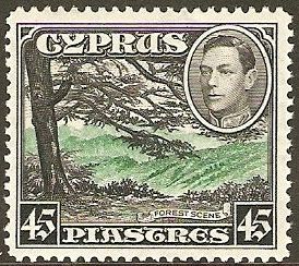 King George VI & Forest Scene