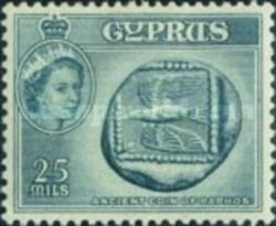 Queen Elizabeth II & Ancient Coin of Paphos