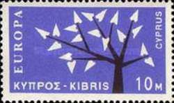 EUROPA/CEPT 1963 - Tree with 19 leaves