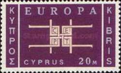EUROPA/CEPT 1963 - Square and Initials C.E.P.T. with emblem