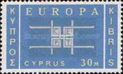 EUROPA/CEPT 1963 - Square and Initials C.E.P.T. with emblem