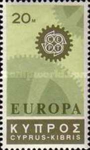 EUROPA/CEPT 1967 - Cogwheel