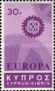 EUROPA/CEPT 1967 - Cogwheel