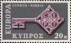EUROPA/CEPT 1968 - Key