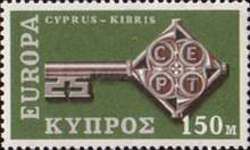 EUROPA/CEPT 1968 - Key