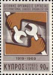 50 Years International Labour Organisation - Emblem