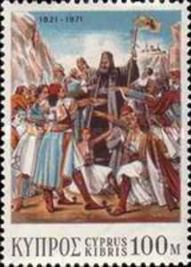 Bishop Germanos of Patras and freedom fighters