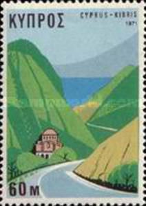 Scene at Pentadaktylos Mountains