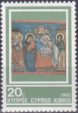 Christ Candlemas Day, Church of Panagia Asinou, 14th cent.
