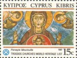 Fresco from Church of Panayia Moutoulla, 1280 A.D.