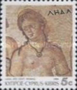 Paphos Mosaics - Leda, 4th cent. A.D.