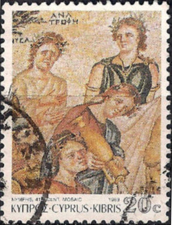Paphos Mosaics - Nymphs, 4th cent. A.D.