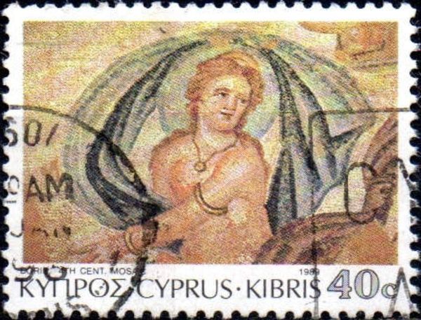 Paphos Mosaics - Doris, 4th cent. A.D.