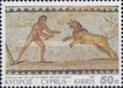 Paphos Mosaics - Hercules and the Lion of Nemea, 3rd cent. A