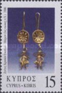 Jewelry - Pair of gold earrings, Marion, 3rd cent. B.C.