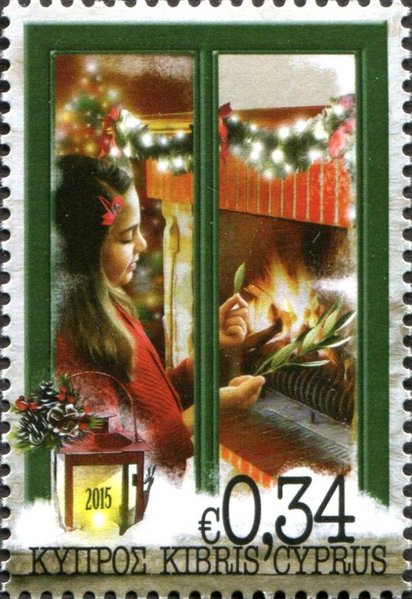 Christmas - Customs (throwing olive leaves into fire)