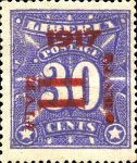 Overprinted 5 on 30