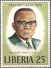 President Tubman 75th birthday