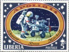 Astronaut and Lunar Transport Vehicle