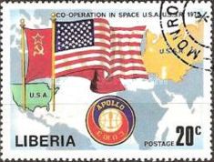USA and USSR map and flag