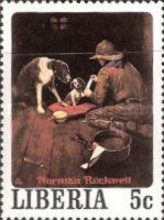 A Good Scout, by Norman Rockwell