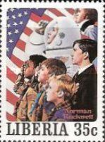 From Concord to Tranquility, by Norman Rockwell