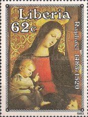 Detail of Madonna with Child Surrounded by Five Saints