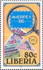 Stamps and Magnifying Glass