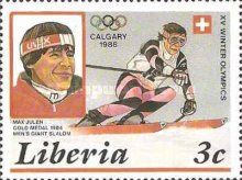 Max Julen (Switzerland) Giant Slalom