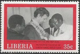 President Samuel Doe, doctors