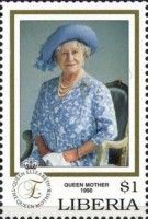 Queen Wearing a Blue Hat, 1990