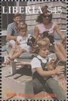 With his Family