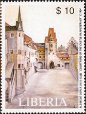 Courtyard of the Castle in Innsbruck