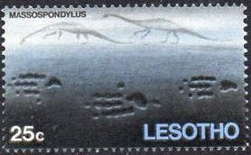 Massospondylus and footprints