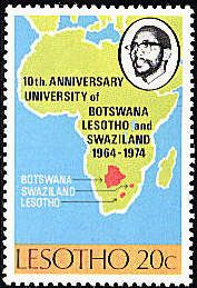 Map of Africa showing location of the countries