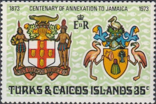 Arms of Jamaica and Turks and Caicos Islands