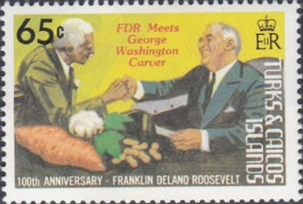FD Roosevelt Meets George Washinton Carver