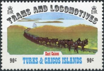 Mule-draawn tram, East Caicos
