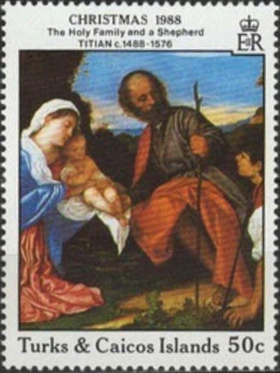 The Holy Family and Shepherd, by Titan