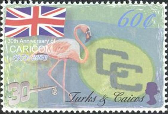 30th Anniversary of CARICOM, American Flamingo