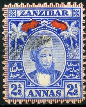 British East Africa with overprint "Zanzibar"