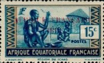 Stamp of 1937-1939 overprinted Free French Africa
